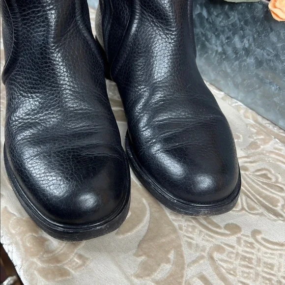 Gucci Black Leather Techno Horsebit Riding Boots Size 35.5 - Picture 14 of 17